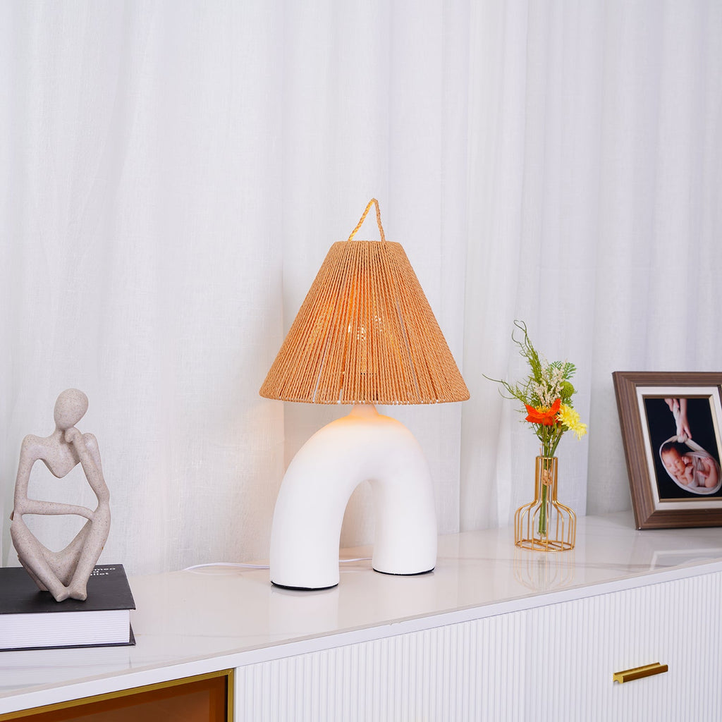 Volta keramisk bordlampe