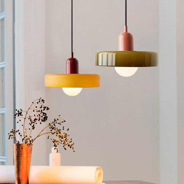 BAUHAUS – Pendellampe Glas Farvet