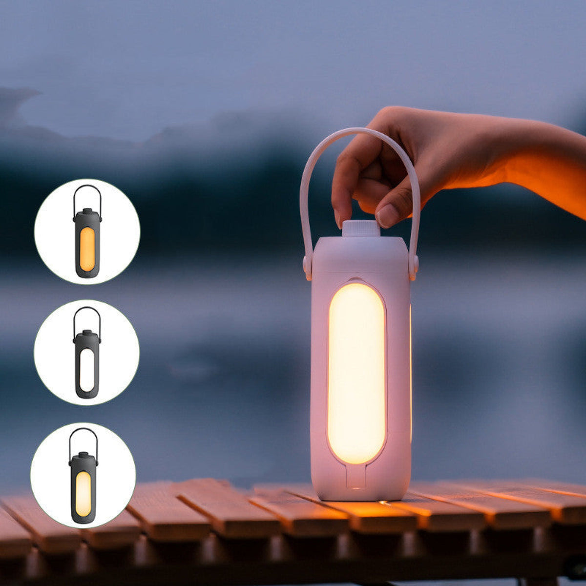 LUMASKY – Genopladelig LED Lanterne Bærbar