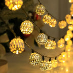 MARRAKESH – LED Lyskæde Metalkugler