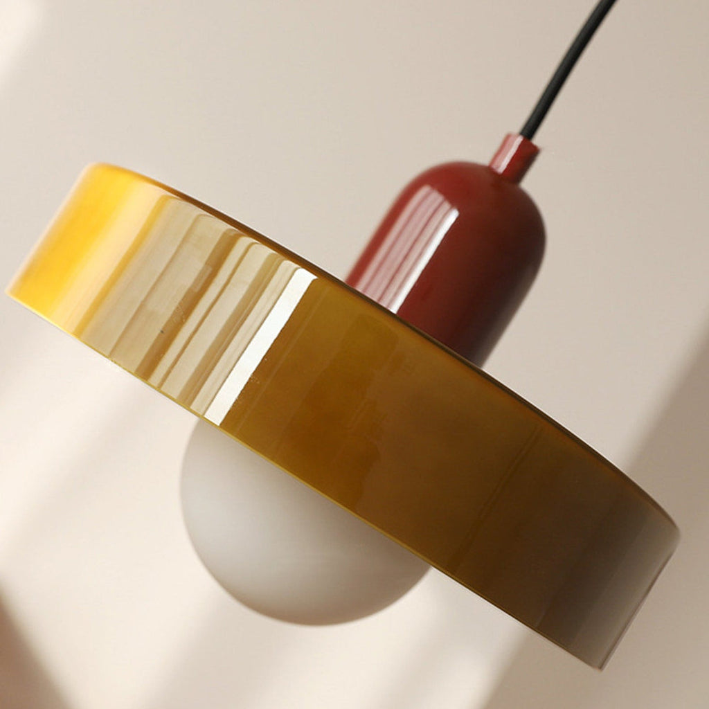 BAUHAUS – Pendellampe Glas Farvet