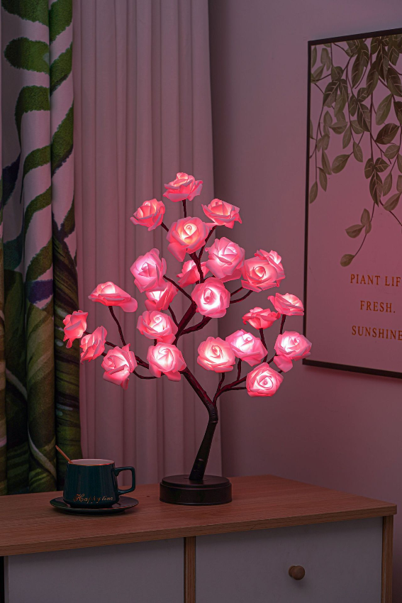 FLORAFLAME – LED Blomsterlampe Dekorativ