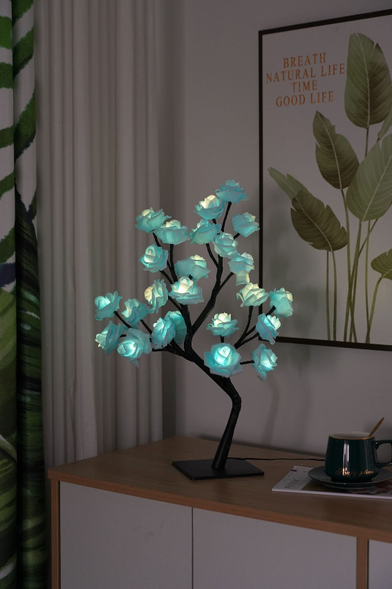 FLORAFLAME – LED Blomsterlampe Dekorativ