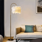 Fjer gulvlampe