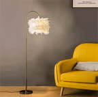Fjer gulvlampe