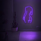 Silhuet neonlampe