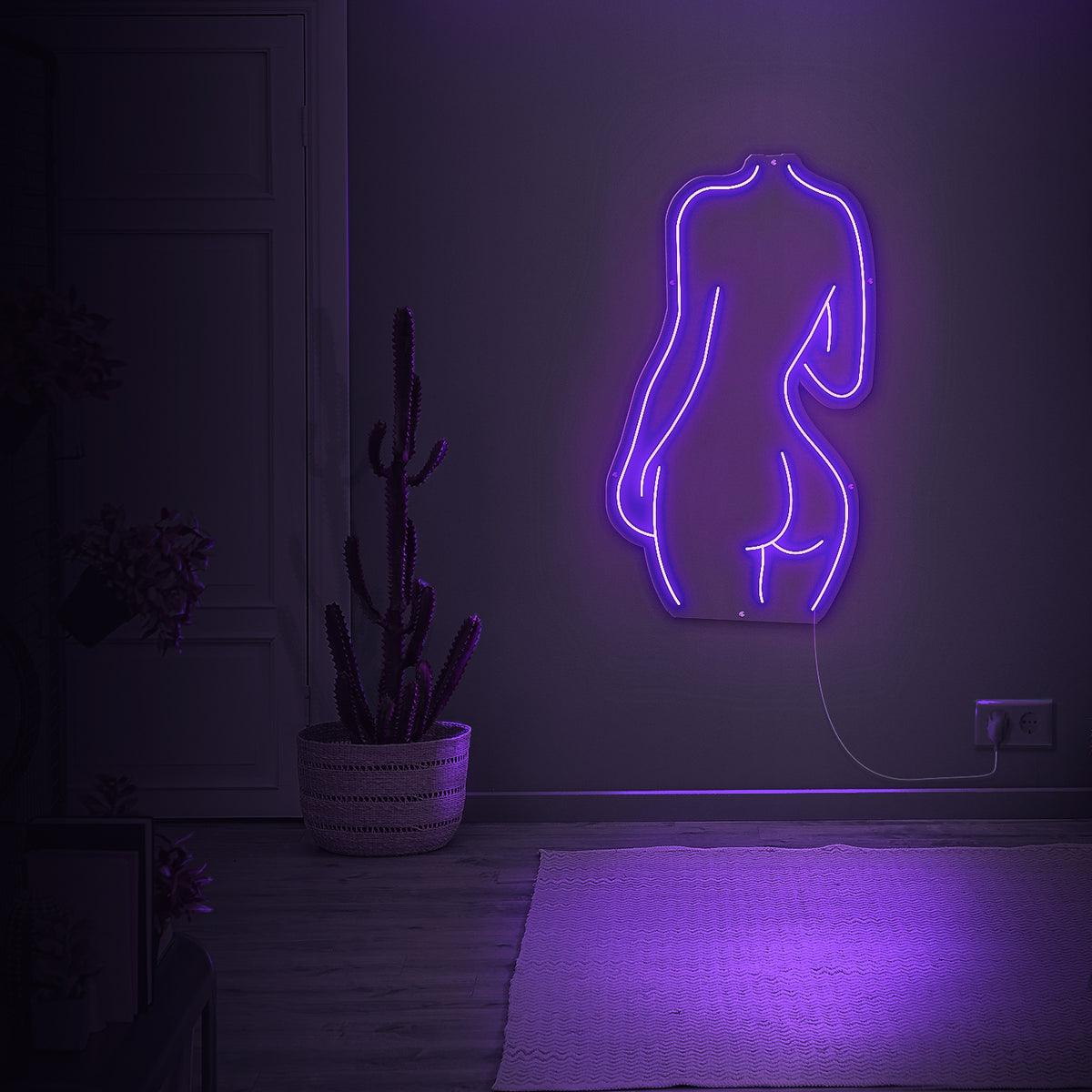 Silhuet neonlampe