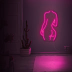 Silhuet neonlampe