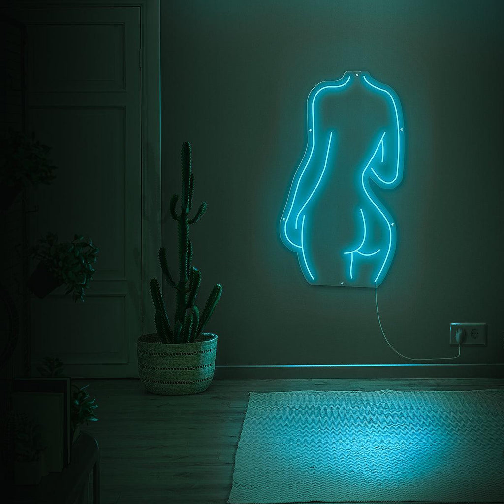 Silhuet neonlampe