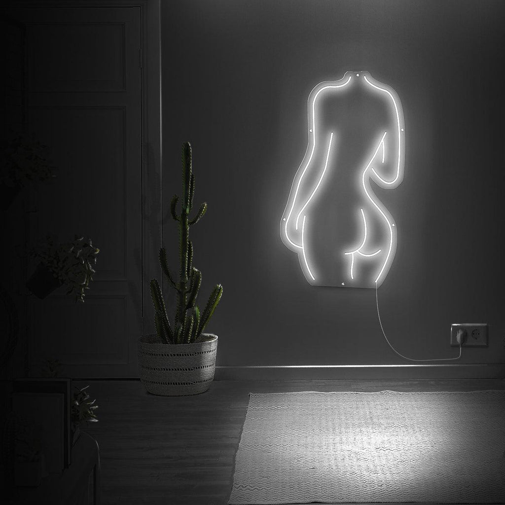 Silhuet neonlampe