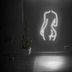 Silhuet neonlampe