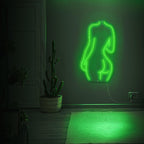 Silhuet neonlampe