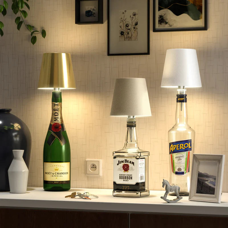 LUMERA – Trådløs Flaske Lampe