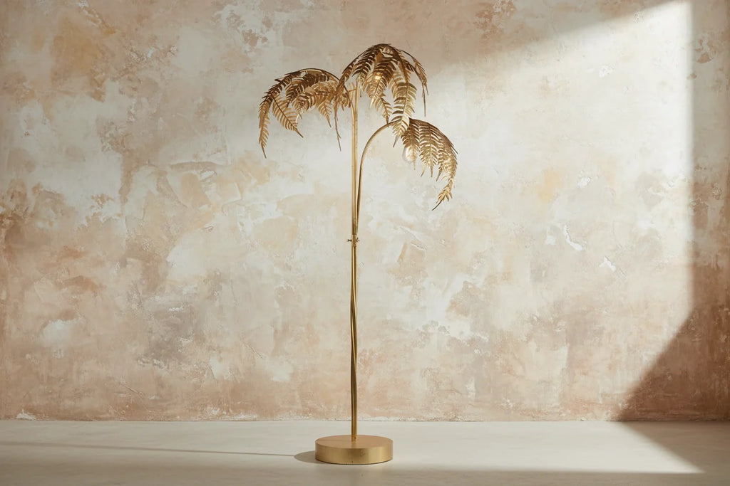 Palmetræ gulvlampe