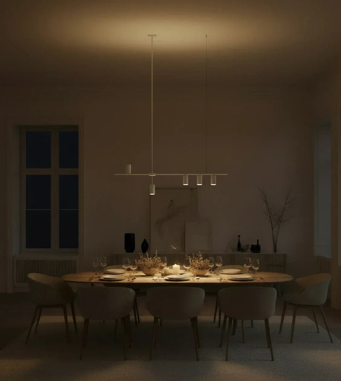 AJAX – LED Loftlampe Højdejusterbar