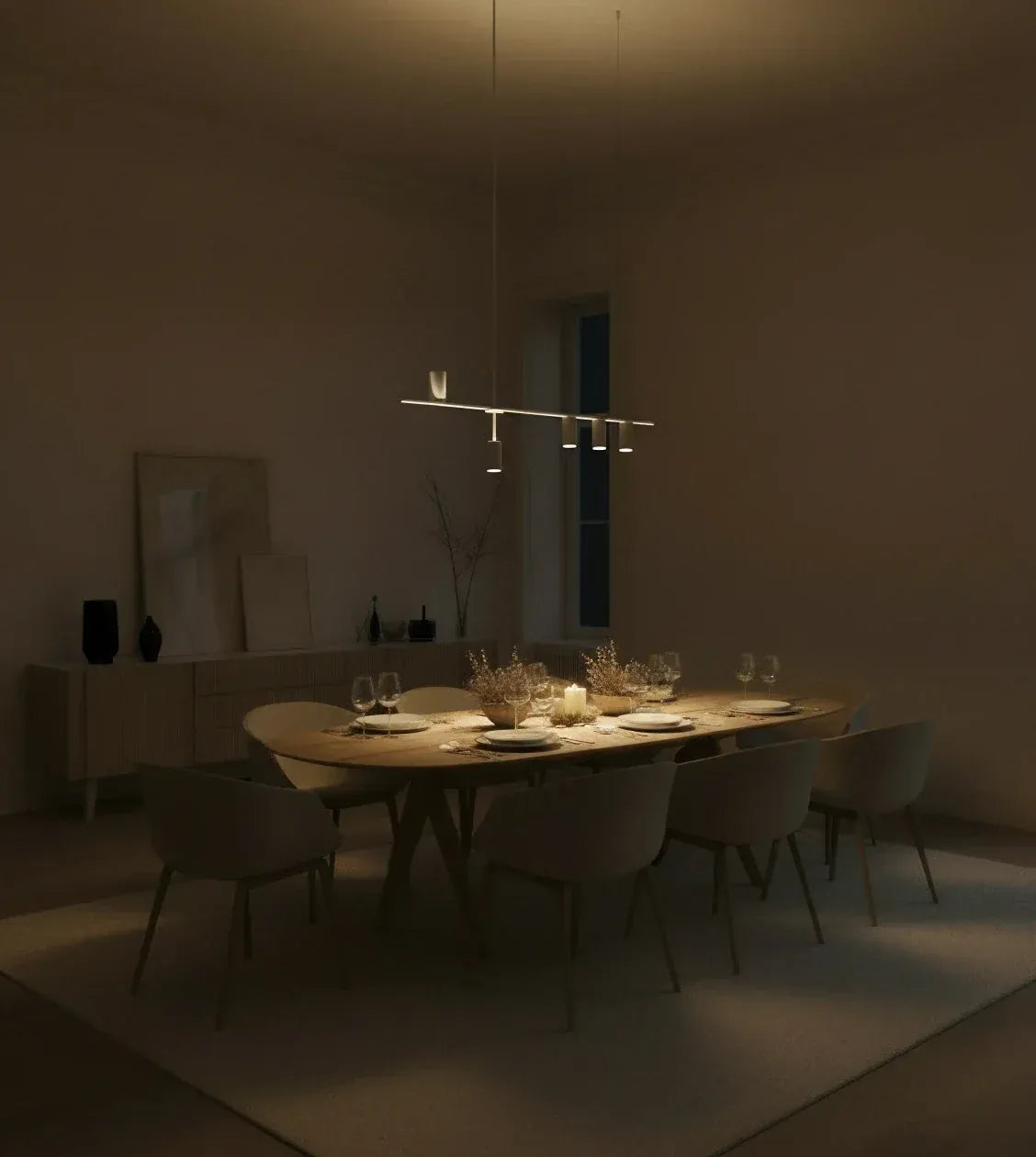 AJAX – LED Loftlampe Højdejusterbar