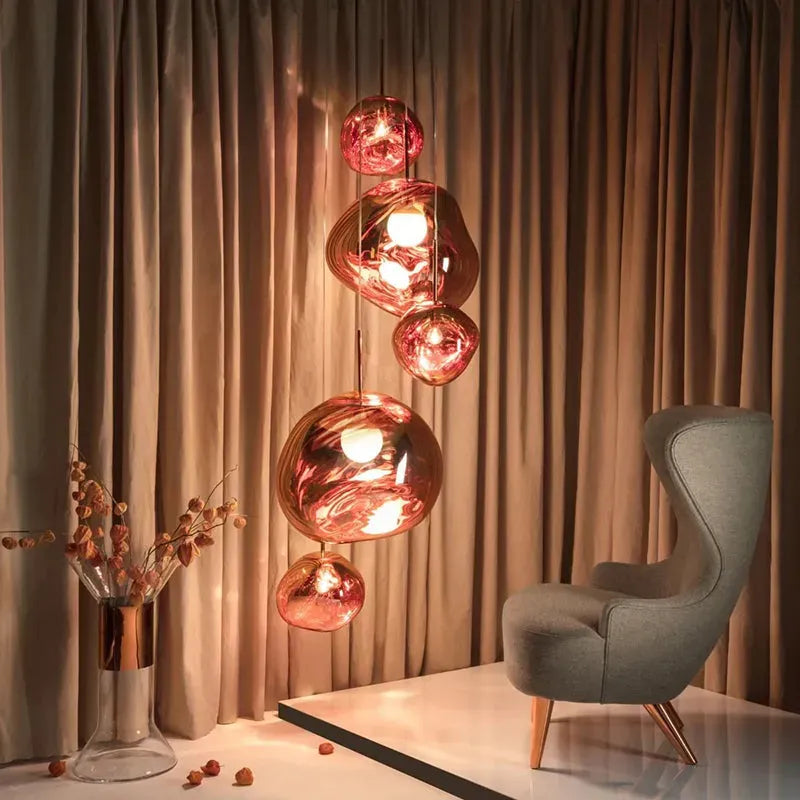 MELORA – LED Pendellampe Lavaeffekt
