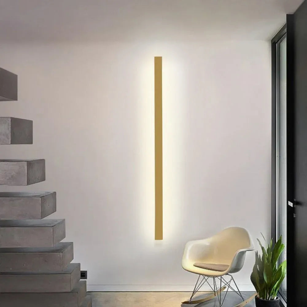 SIENA – LED Væglampe Guld/Sort