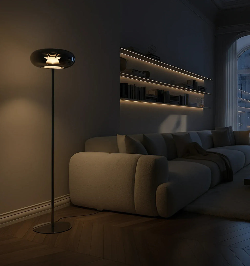 LUMIRA – LED Gulvlampe Chrom