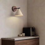 TEROVA – Væglampe i travertinsten med LED-downlight til soveværelse, gang og stue