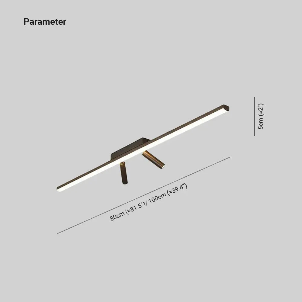 RAYON – LED Loftlampe Sort