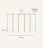 ALYRA – LED Pendellampe 6-Lys