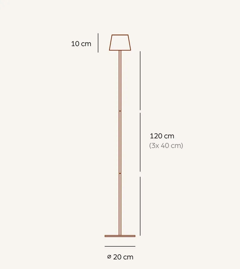 YAVA – Genopladelig LED Gulvlampe