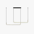 VERONA – LED Pendellampe Guld/Sort