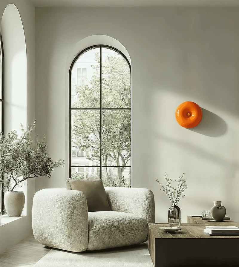 AMIO – LED Væglampe Retro Svamp