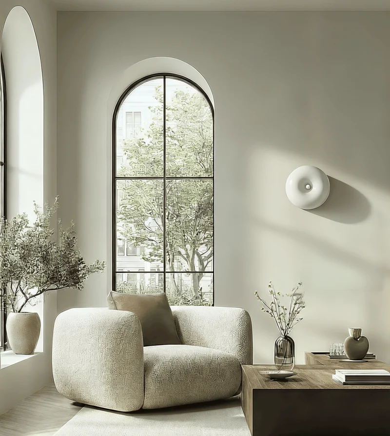 AMIO – LED Væglampe Retro Svamp