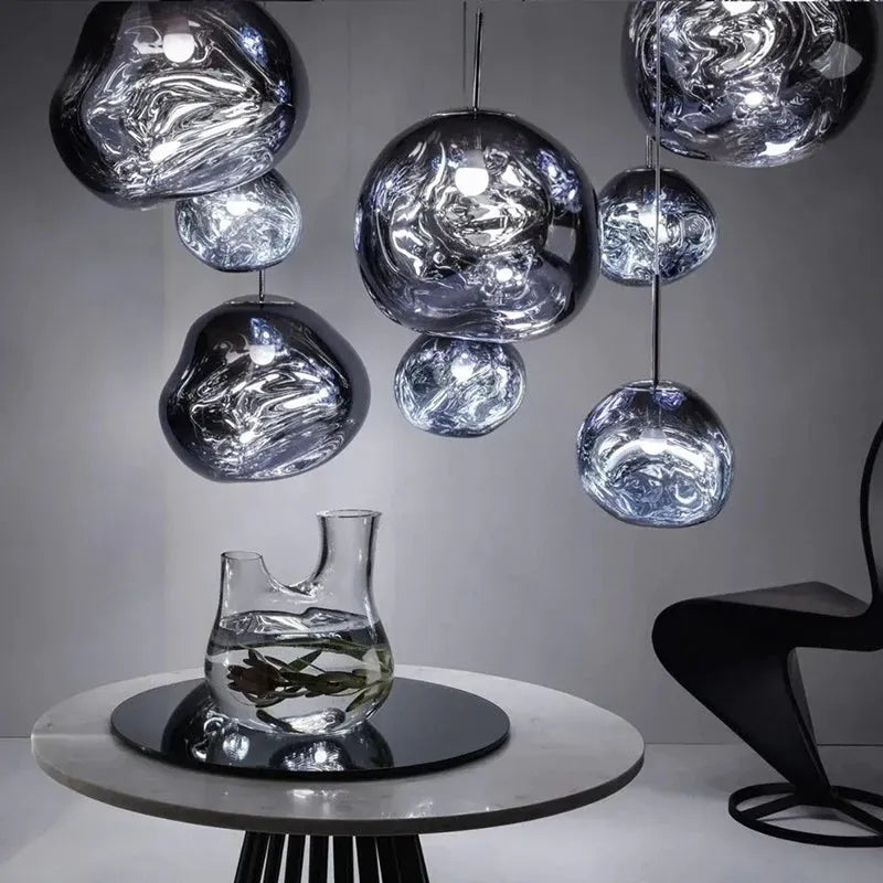 MELORA – LED Pendellampe Lavaeffekt