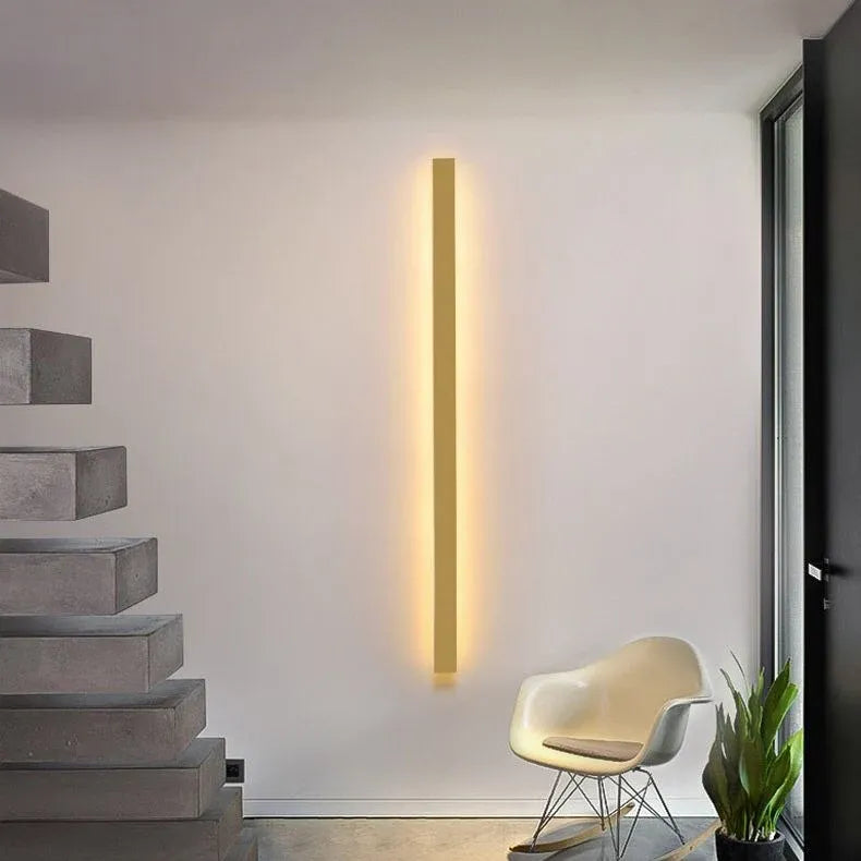 SIENA – LED Væglampe Guld/Sort