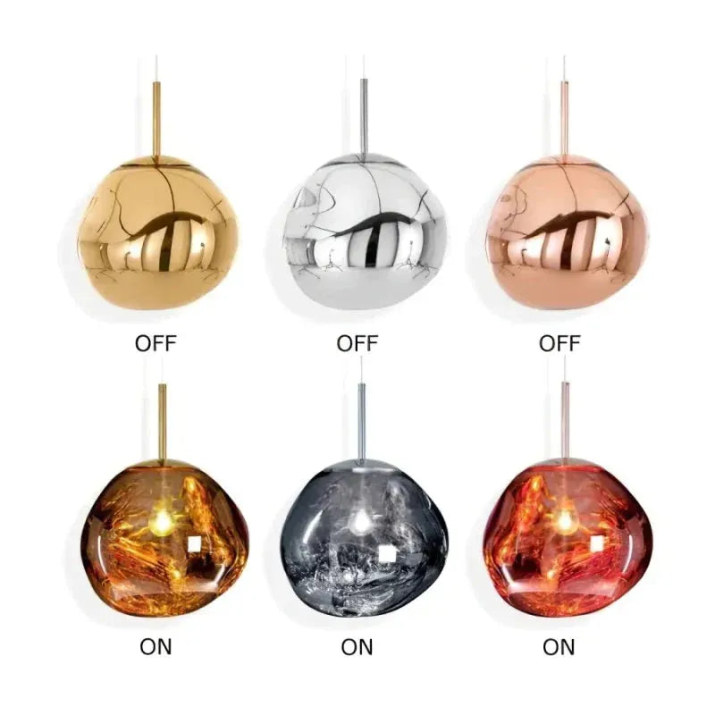 MELORA – LED Pendellampe Lavaeffekt
