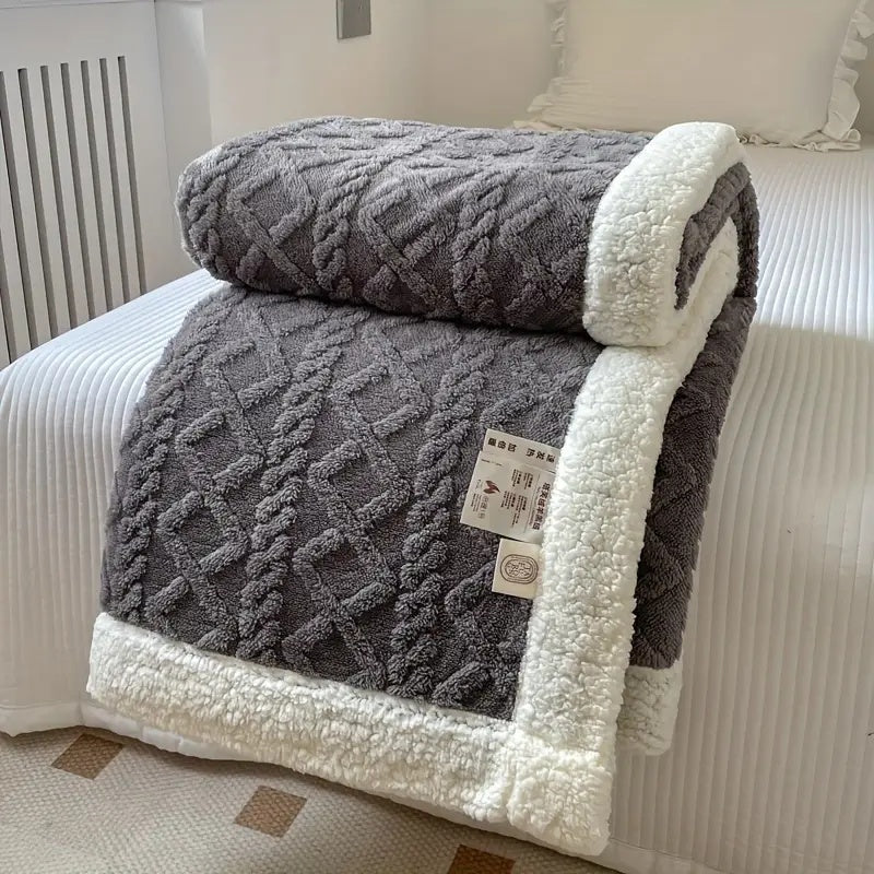 Snuggle sherpatæppe