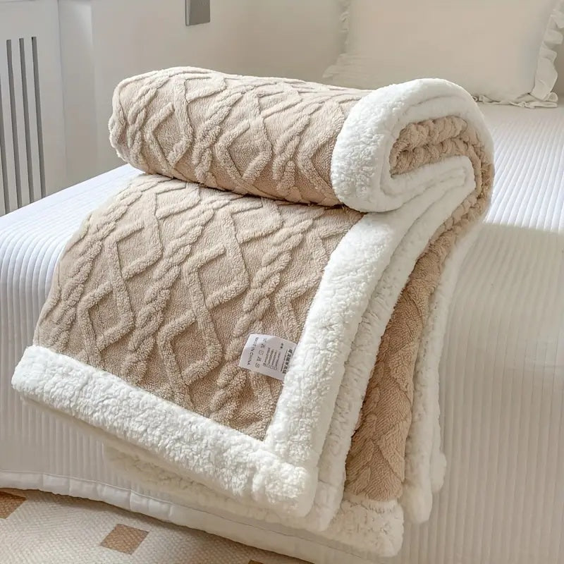 Snuggle sherpatæppe
