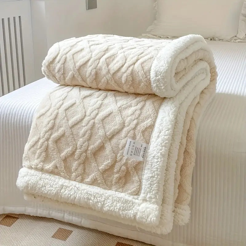 Snuggle sherpatæppe