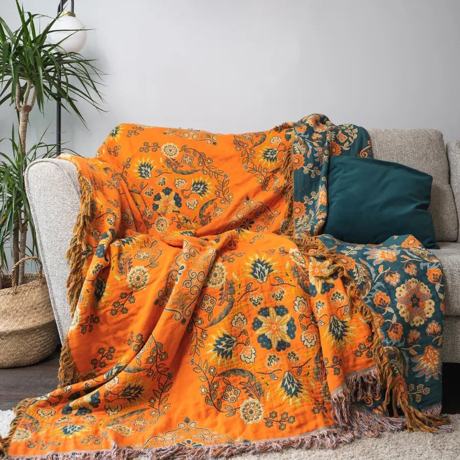 Marigold vendbar plaid
