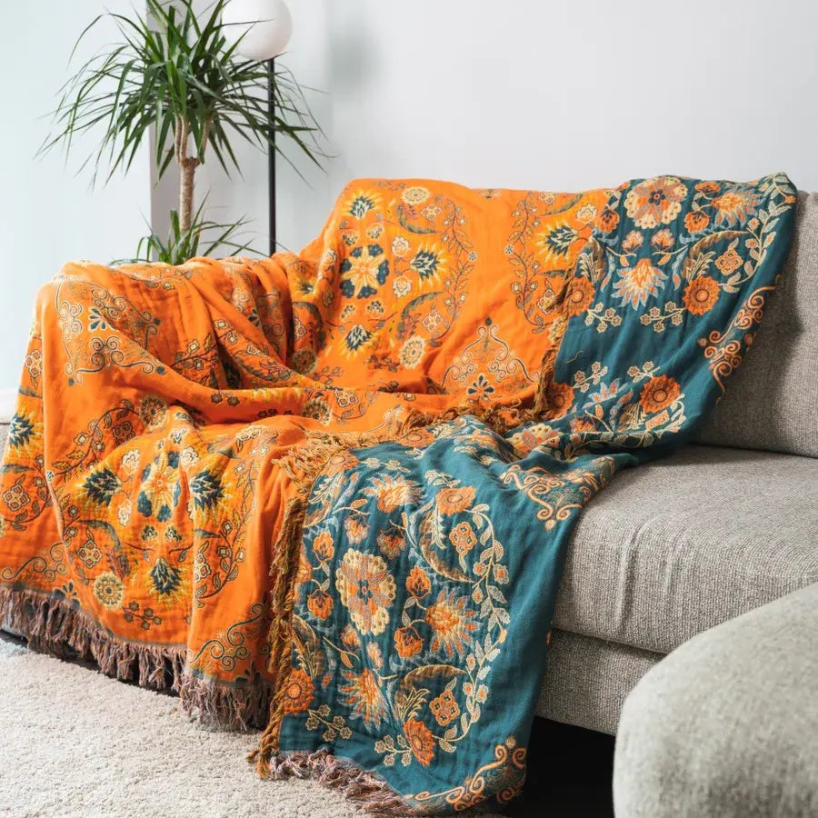 Marigold vendbar plaid
