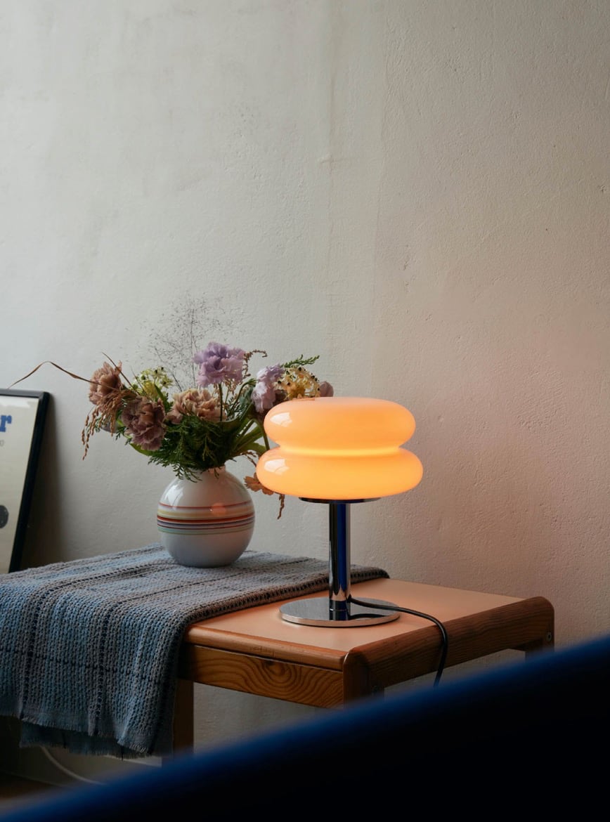 Snowman bordlampe