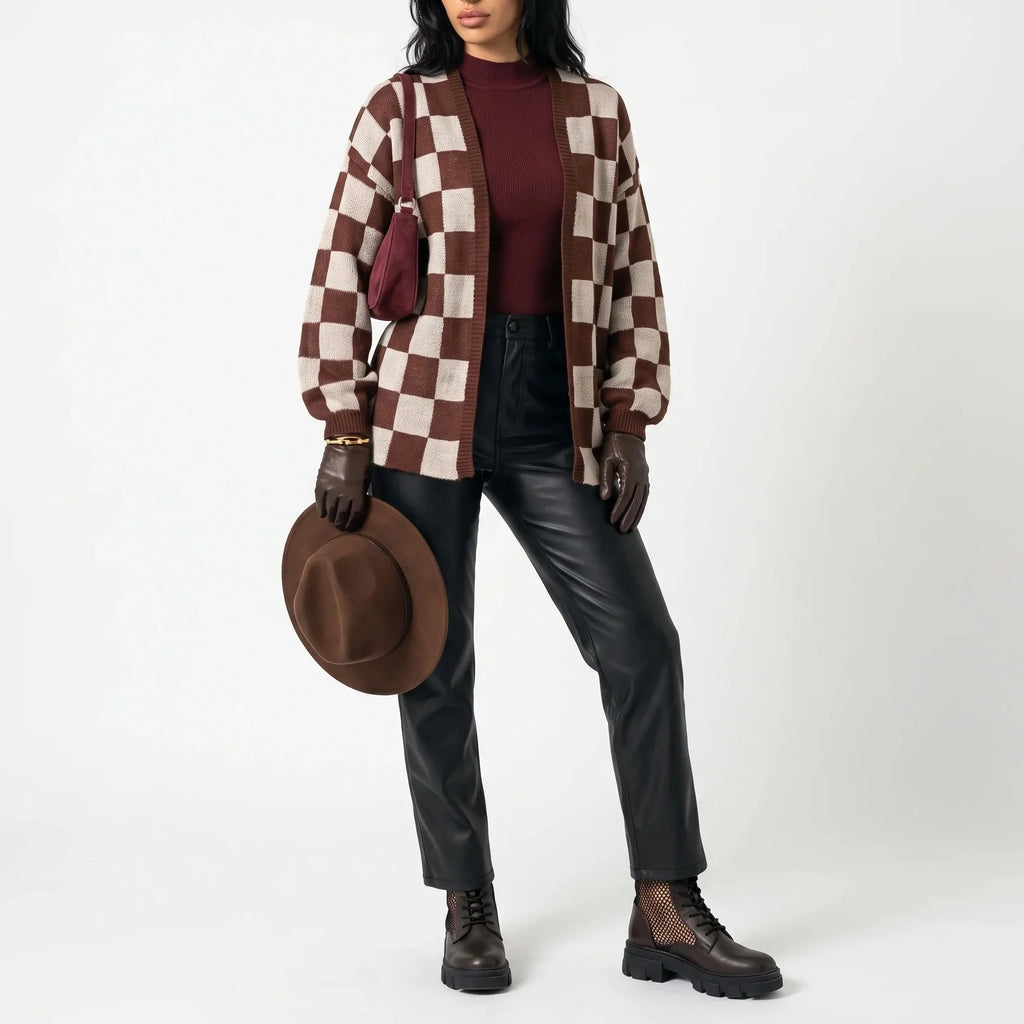 Cardigan med Tern