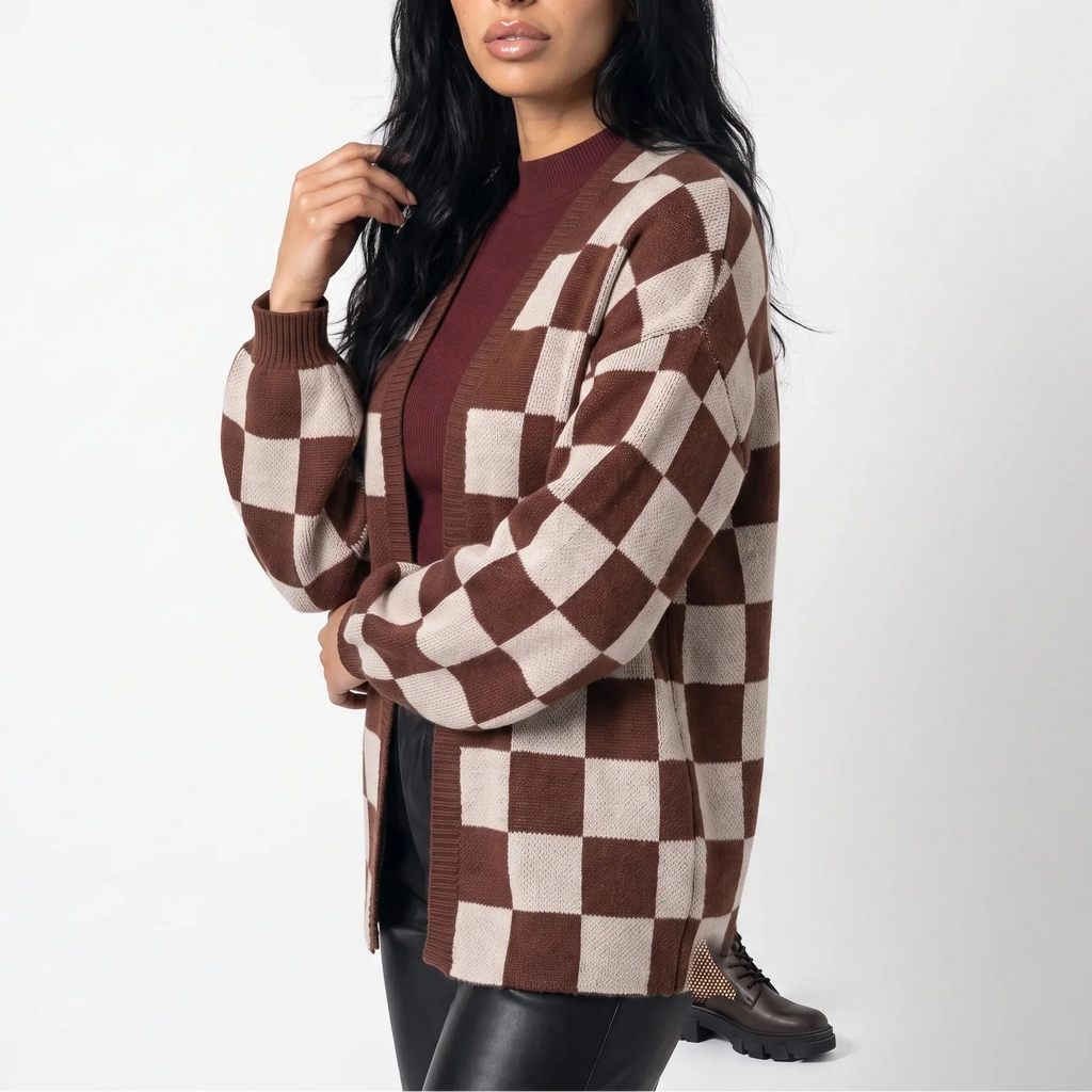 Cardigan med Tern